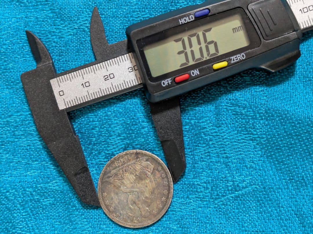 大*生様 アメリカ 銀貨  25セント シーテッドリバティハーフダラー 4