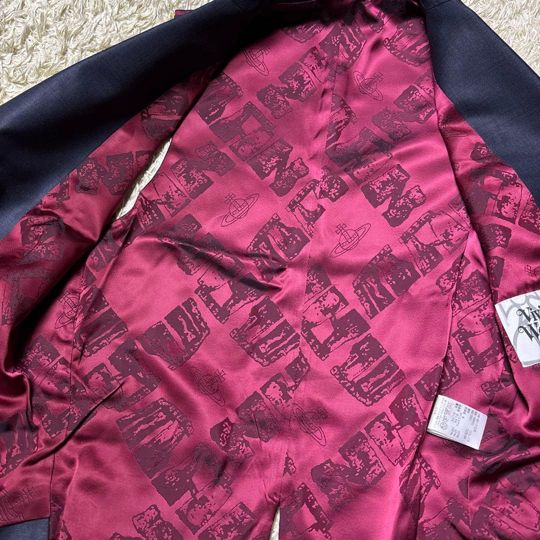 Vivienne Westwood MAN ベスト ジレ オーブ 結婚式 裏地柄