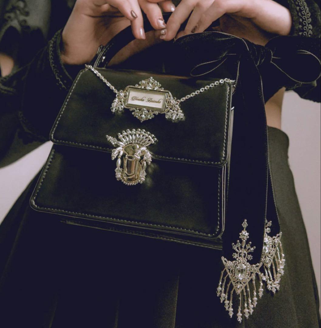 silver tag mini hand bag タナカダイスケ