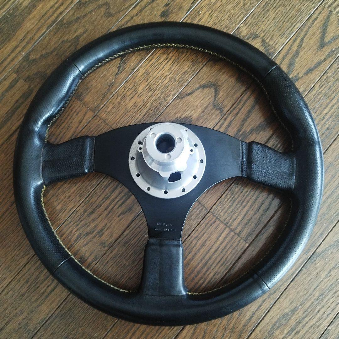１９９６年式　ａｔｃ本革ステアリング　スプリントＲ　Ｓ１３ボス付き　イタリア製