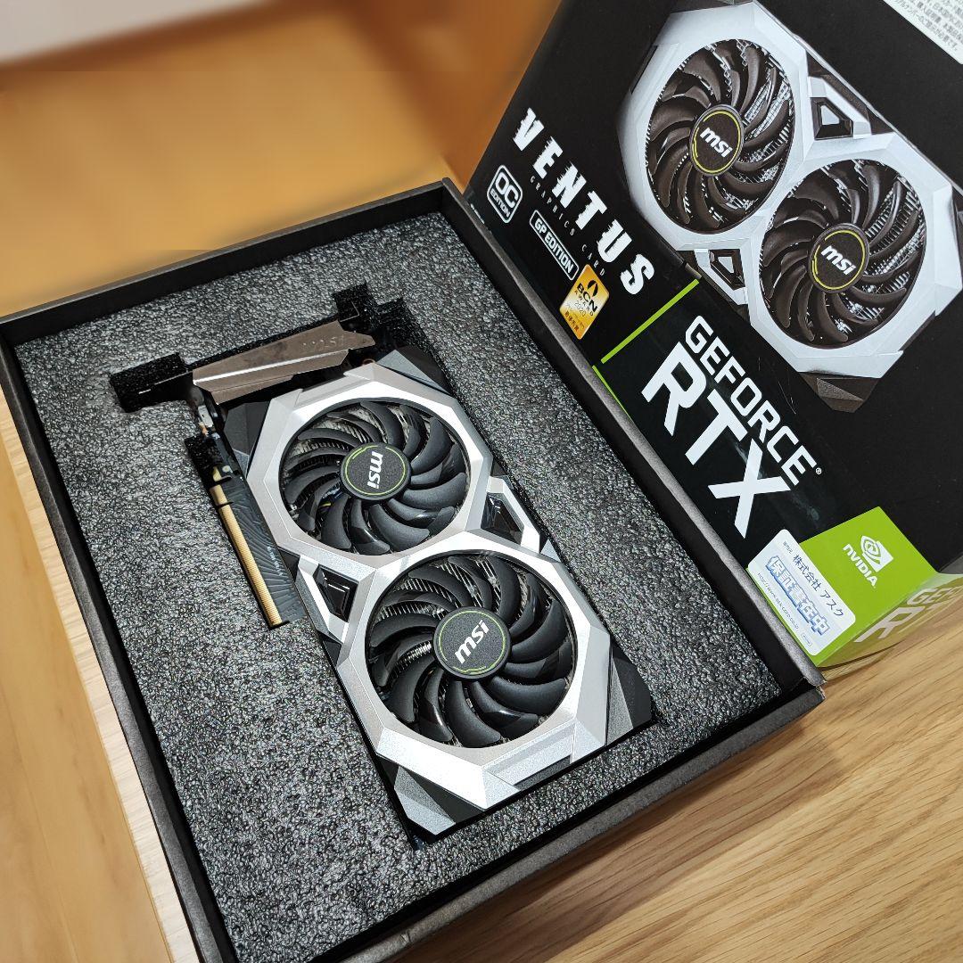 【動作確認済】MSI GeForce RTX 2070 SUPER VENTUS