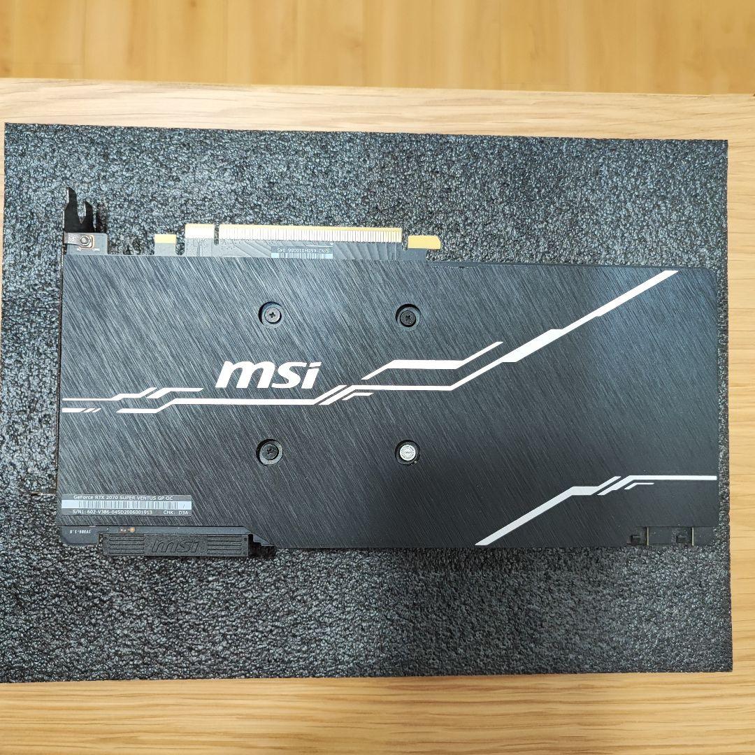 【動作確認済】MSI GeForce RTX 2070 SUPER VENTUS