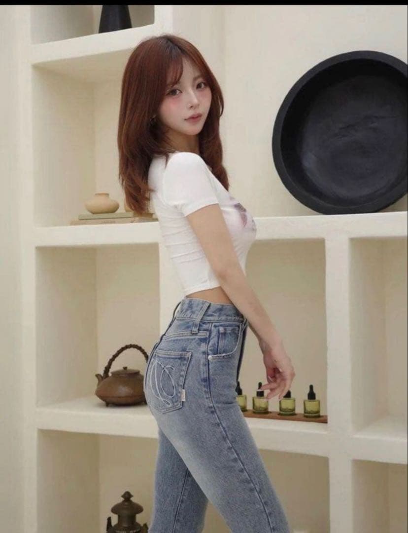 Darich セミフレアデニムパンツ