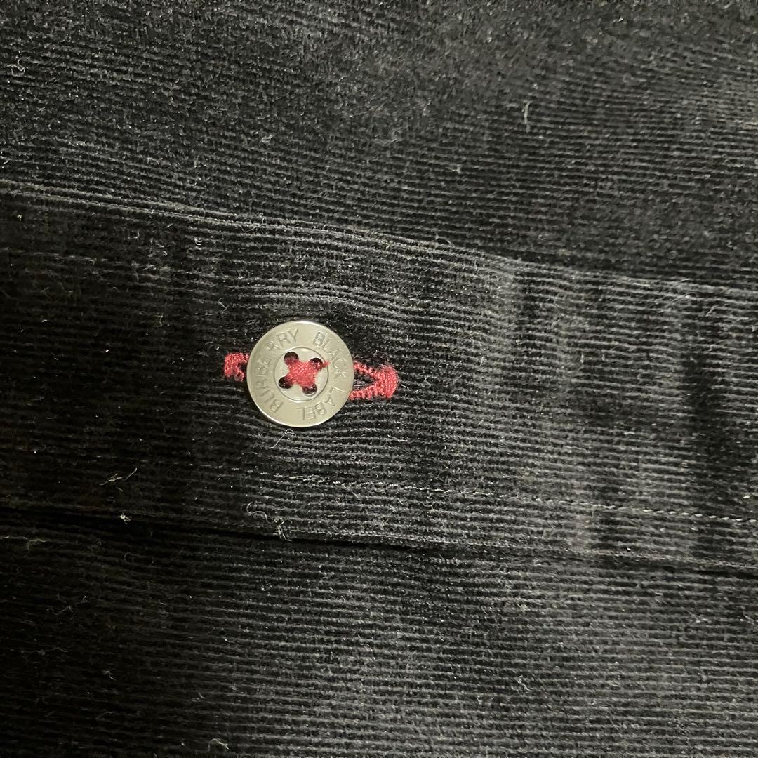 BURBERRY　ブラックレーベル　メンズ　コーディロイシャツ　2