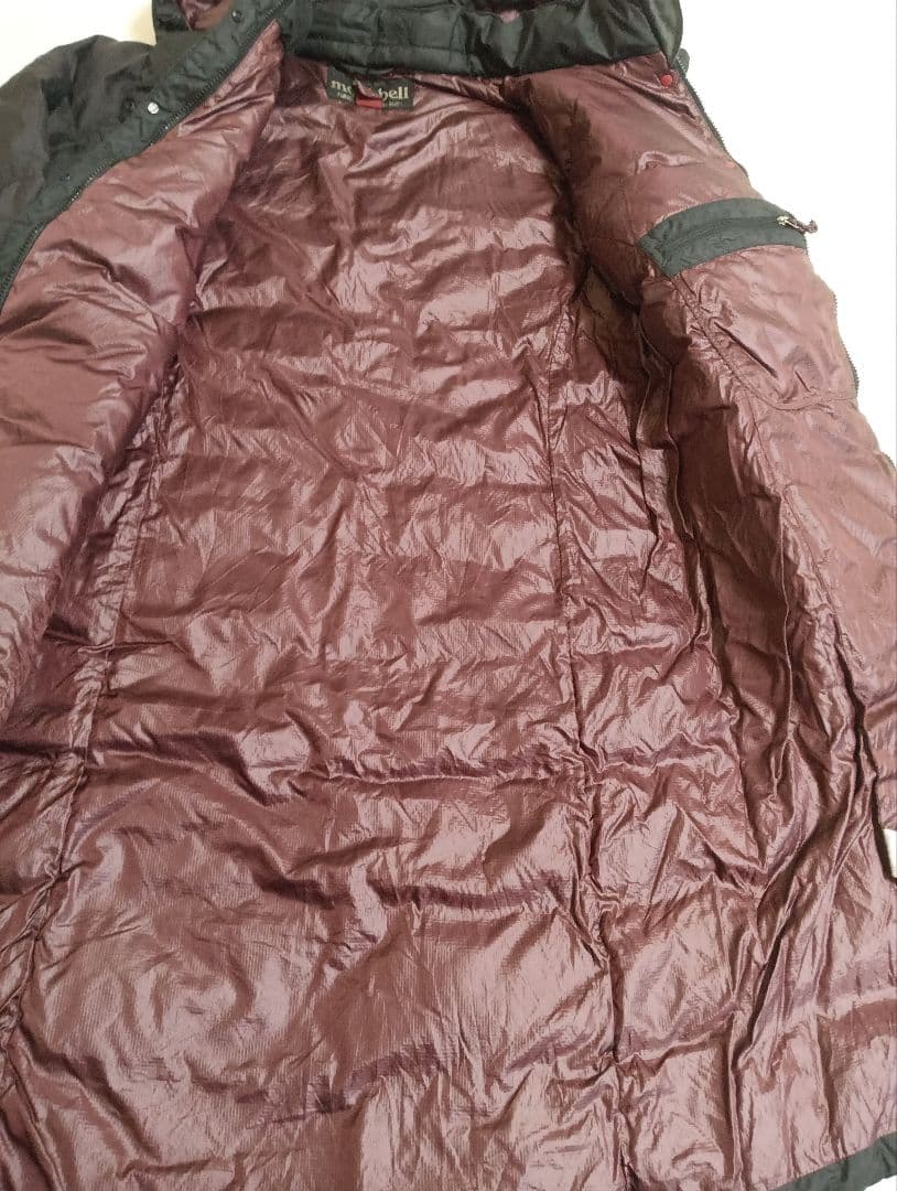 montbell　トラベルダウンロングコート　レディースL　モンベル　黒