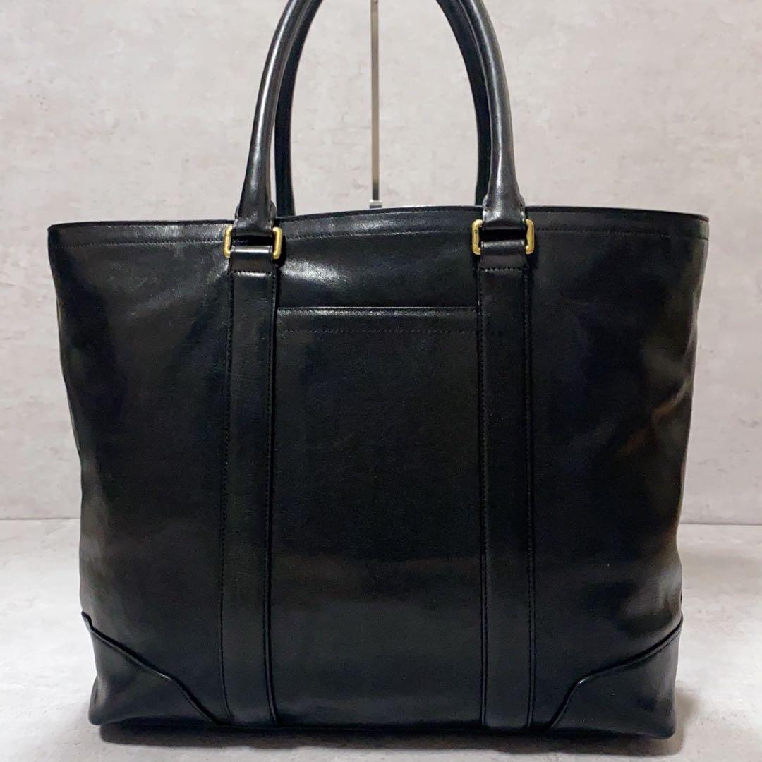 美品✨COACH コーチ トートバッグ 2way ショルダーバッグ A4収納 黒