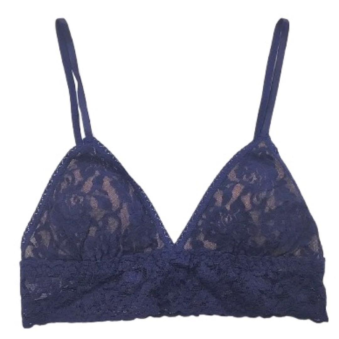 【HANKYPANKY】レースパッドブラ ネイビー S ＋レッドS まい