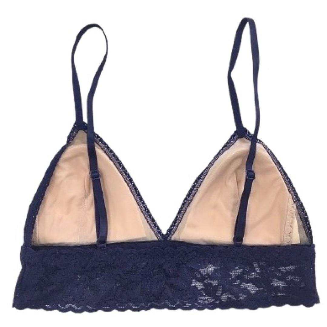 【HANKYPANKY】レースパッドブラ ネイビー S ＋レッドS まい