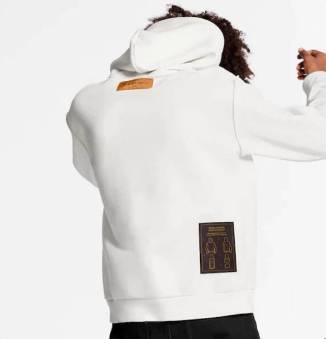 【新品未使用】Louis Vuitton ホワイト フーディー パーカー