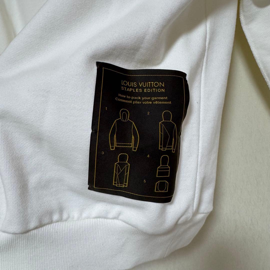 【新品未使用】Louis Vuitton ホワイト フーディー パーカー