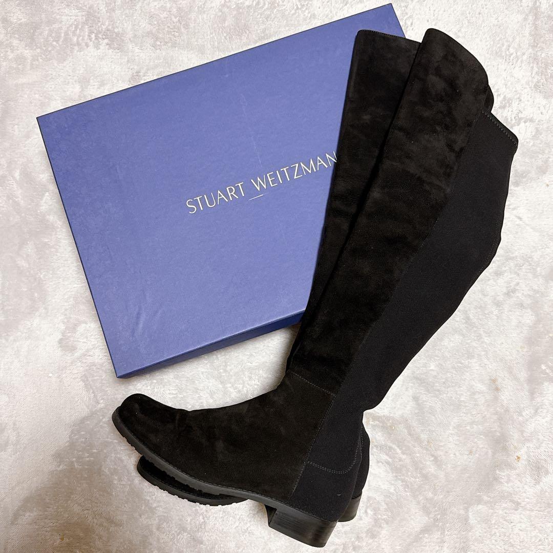 Stuart Weitzman ニーハイブーツ　ロングブーツ 5050 ブラック