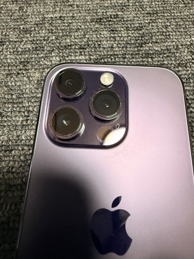 ぽ*た様 Apple iPhone 14 Pro 限定色ディープパープル 液晶難