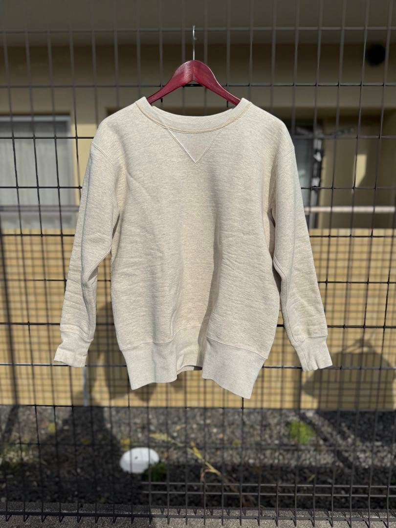 ボンクラ　両Vトレーナー オートミールサイズ36