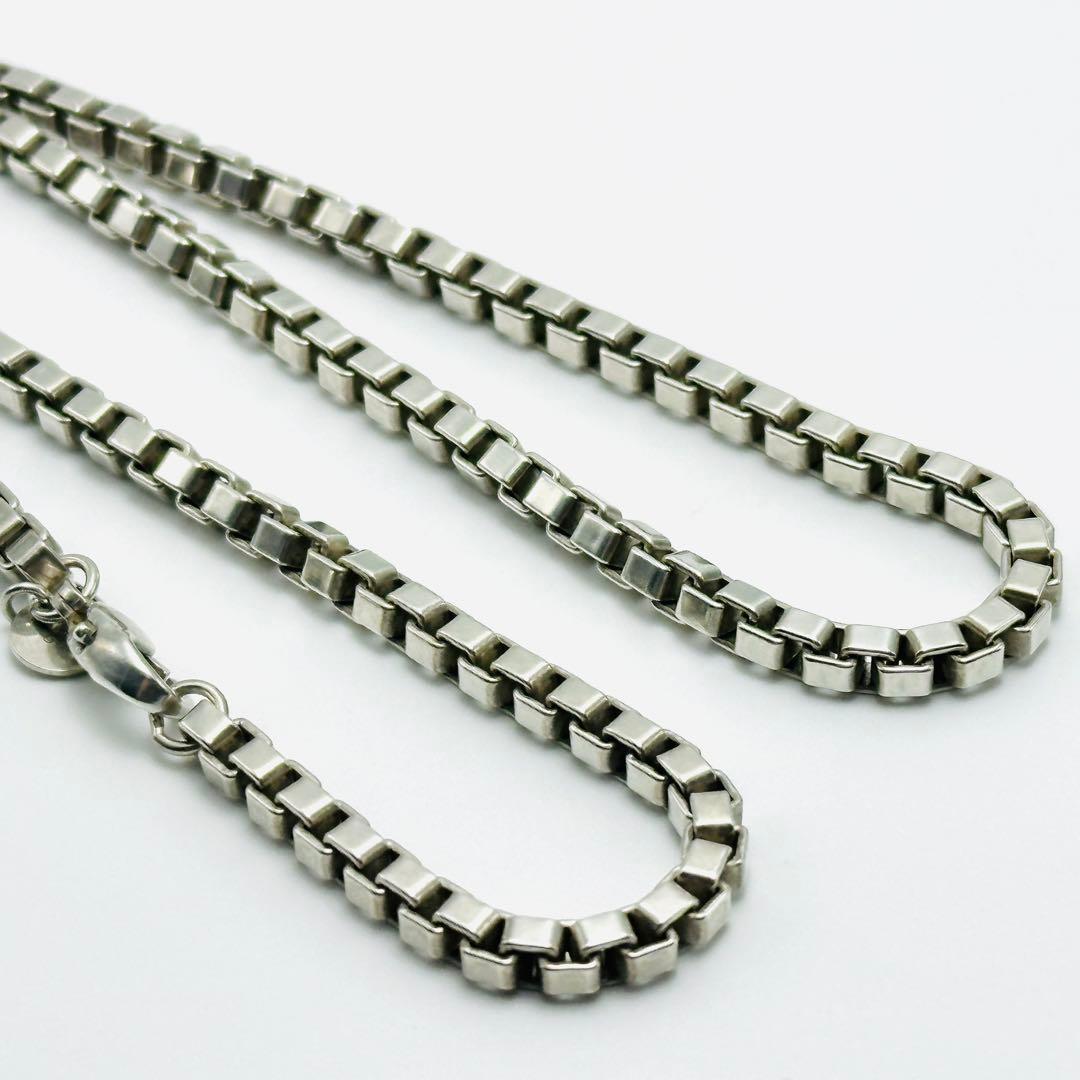 Tiffany ベネチアン　リンク　チェーン　シルバーネックレス　Ag925