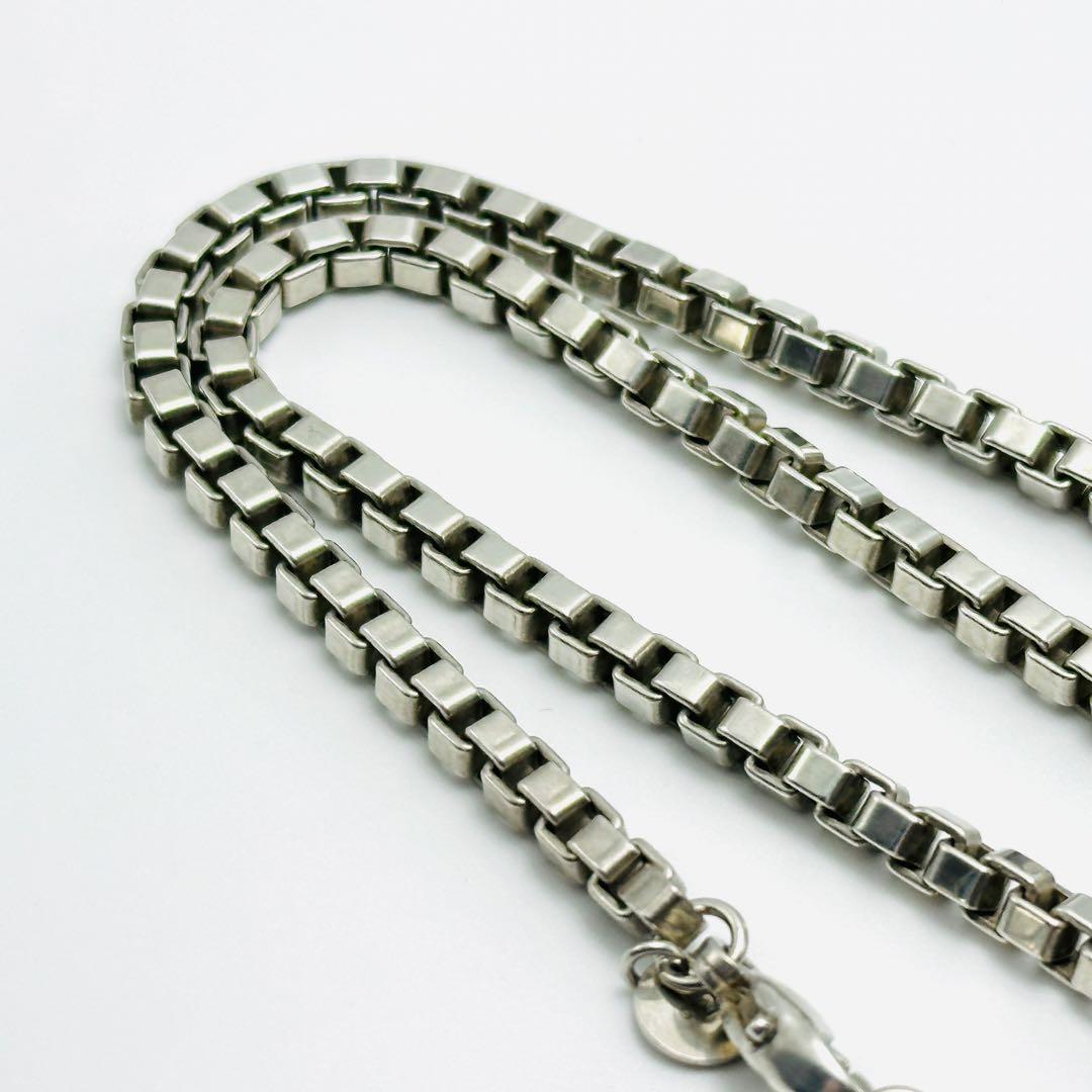 Tiffany ベネチアン　リンク　チェーン　シルバーネックレス　Ag925