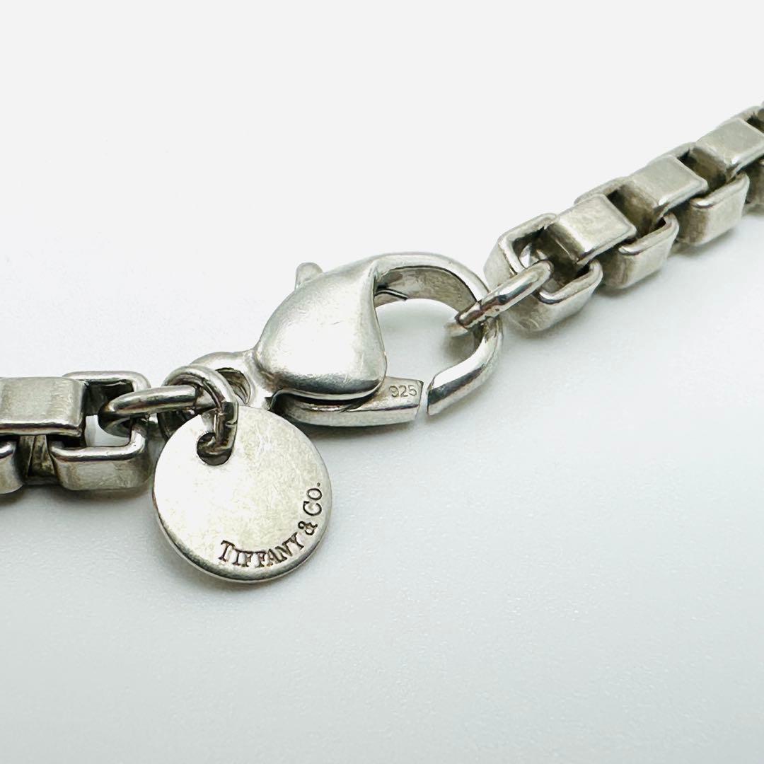 Tiffany ベネチアン　リンク　チェーン　シルバーネックレス　Ag925