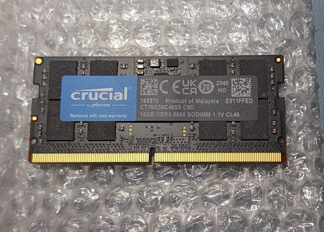 ミニPC GEEKOM Mini Air12 DDR5 Crucial16GB N100