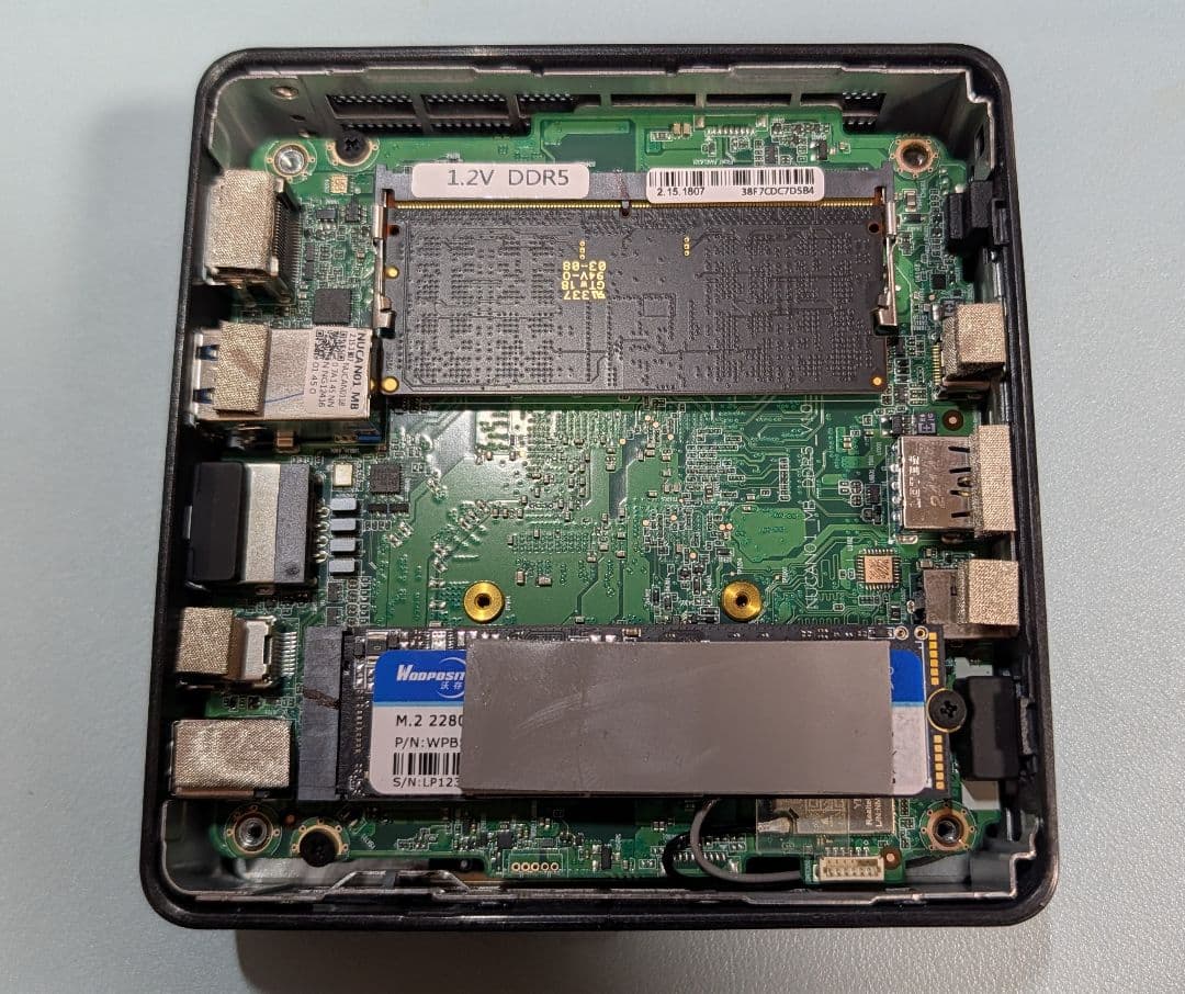 ミニPC GEEKOM Mini Air12 DDR5 Crucial16GB N100