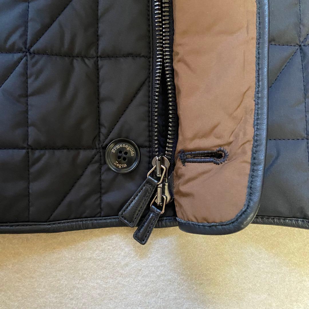 エルメネジルドゼニア ダークネイビー ベスト IT44