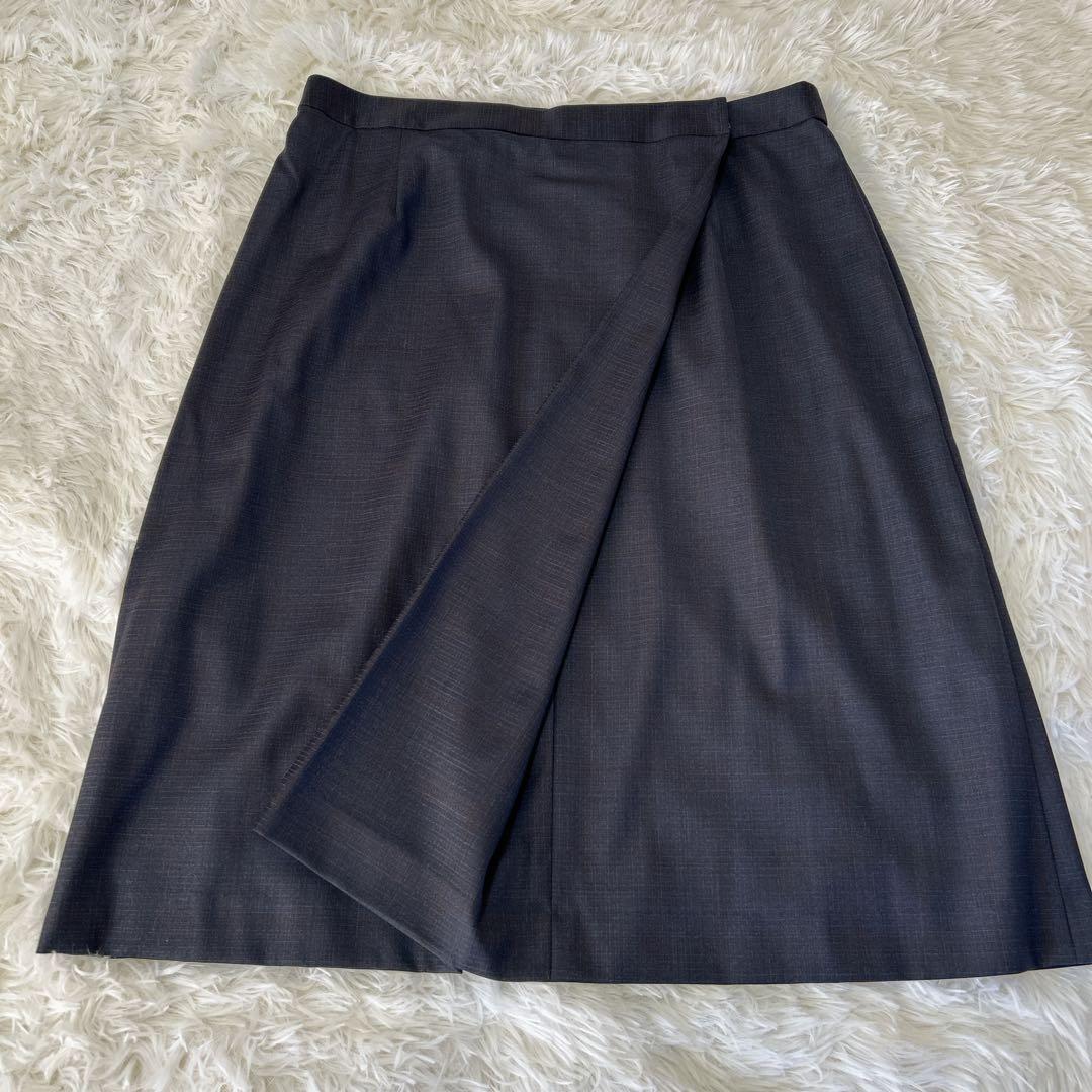 美品 ニューヨーカー チェルッティ 高級 スーツ 3点セット チェック 17