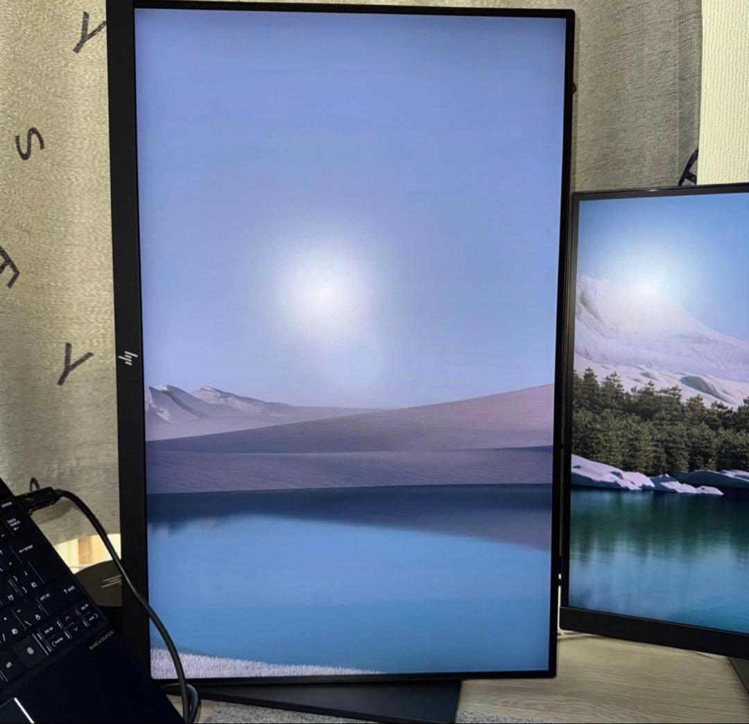 最終値下げ　HP純正　24インチモニター3枚+ドッキングステーション