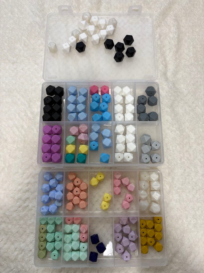 歯固めジュエリー　パーツ　シリコンビーズ　木製パーツ　まとめ売り