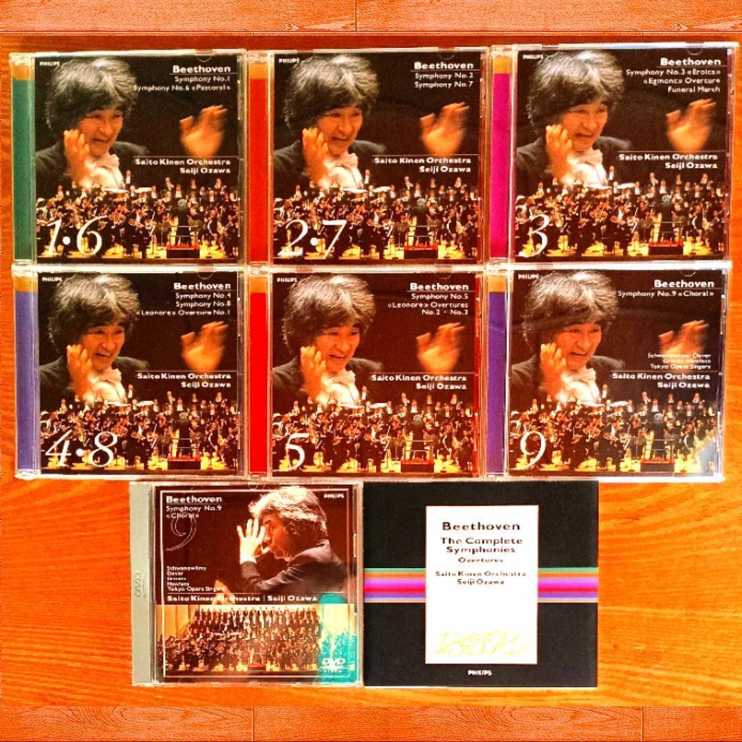【6CD+1DVD】小澤征爾＆サイトウ・キネンO／ベートーヴェン：交響曲全集