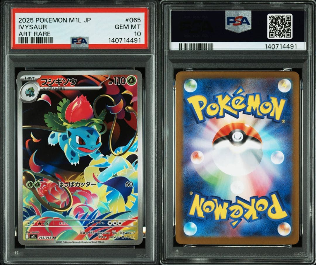 PSA10 連番 フシギダネ フシギソウ フシギバナSAR 3連番 メガブレイブ