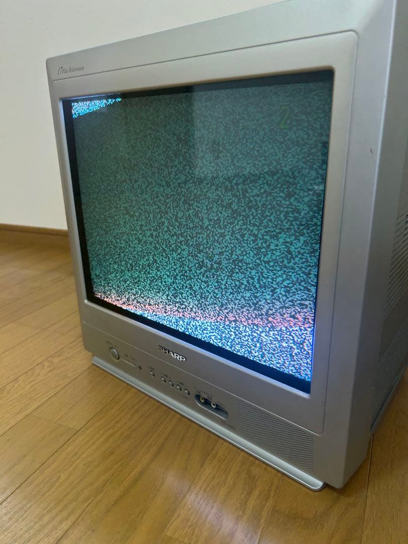 sharp カラーテレビ 17flat television