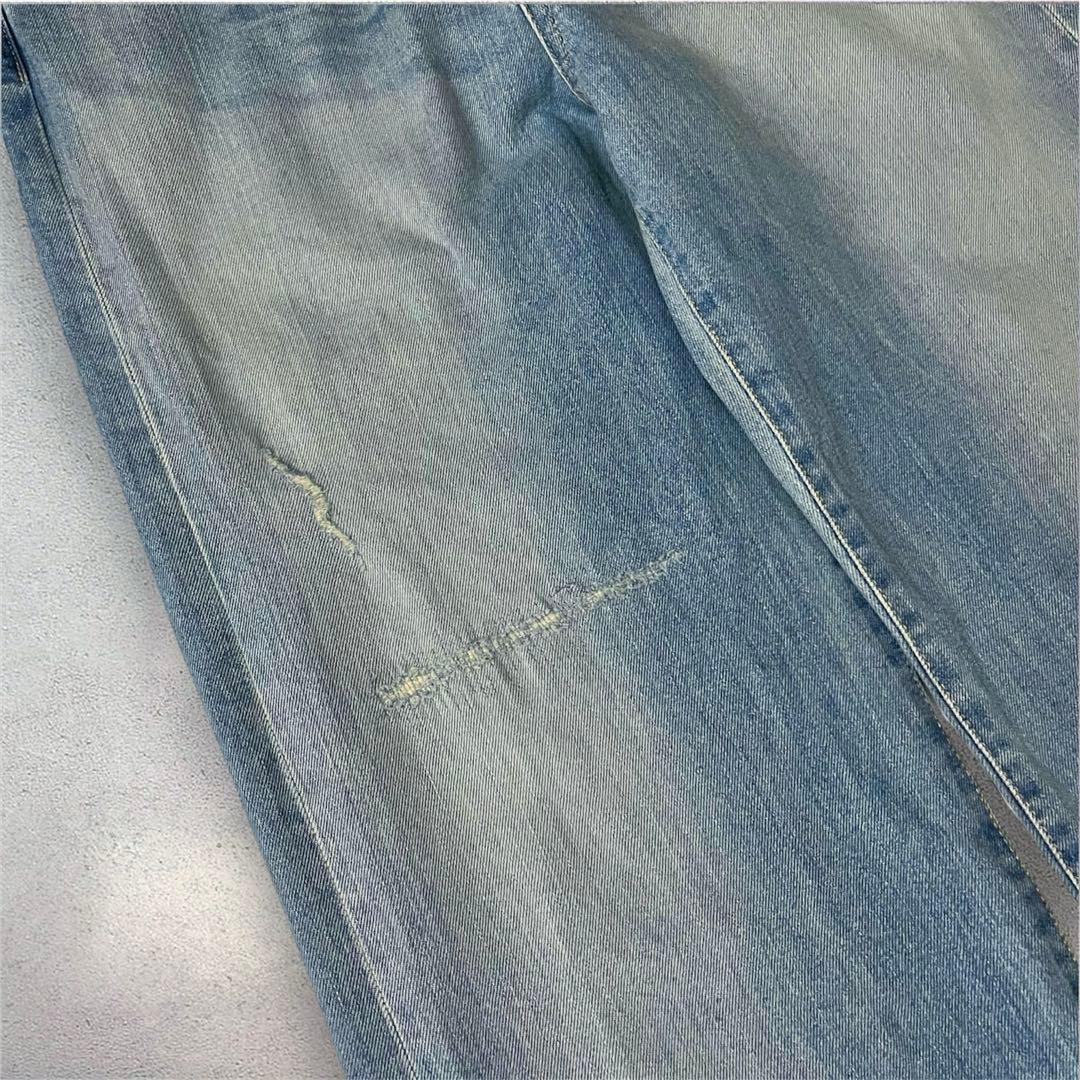 FRAMeWORK ヴィンテージ加工 デニム ワイド ストレートパンツ 40