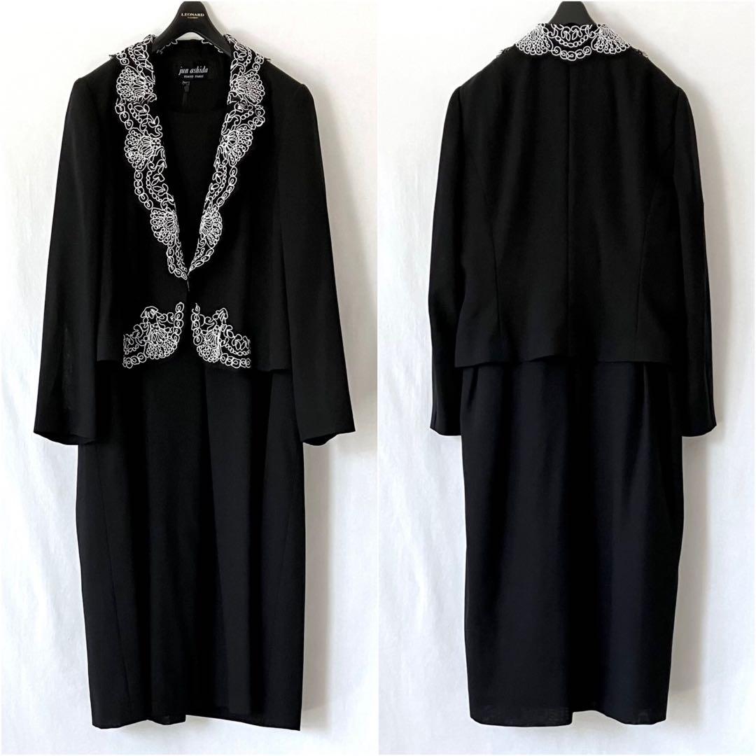 極美品 ジュン アシダ ワンピース ジャケット スーツ ブレード レース 15