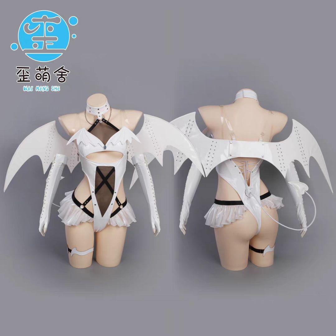 ぴ*い様 勝利の女神:NIKKE ブラン 大陸版 サキュバス コスプレ 歪萌舎