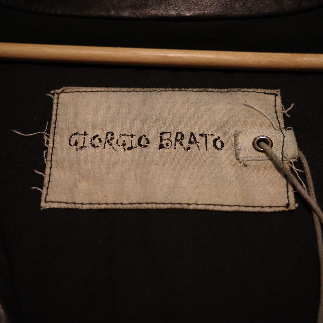 giorgio brato レザーパーカー