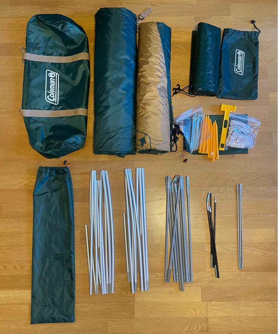 マテ石　コールマン　タフワイドドーム　IV300 スタートパッケージ