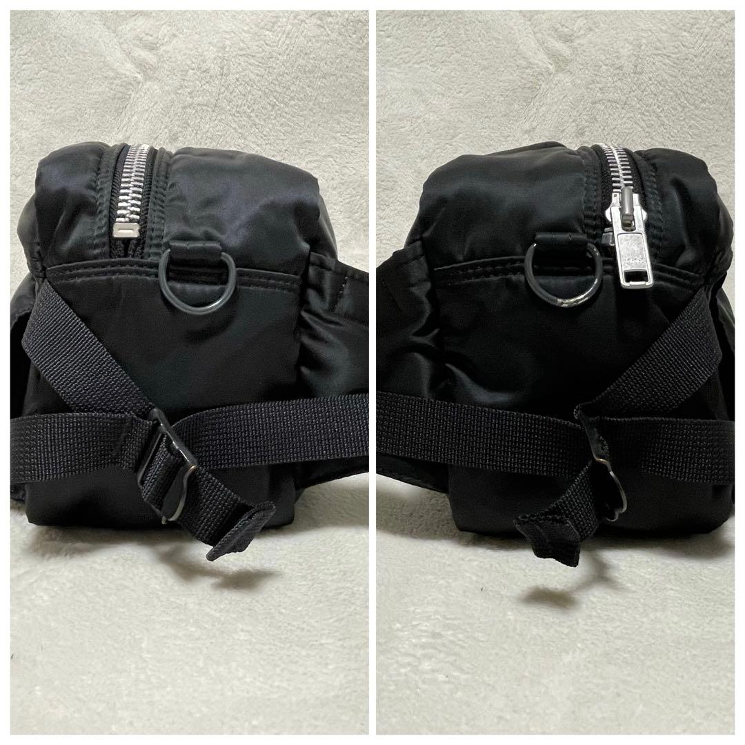 【極美品】PORTER タンカー ボディバッグ ウエストバッグ 黒