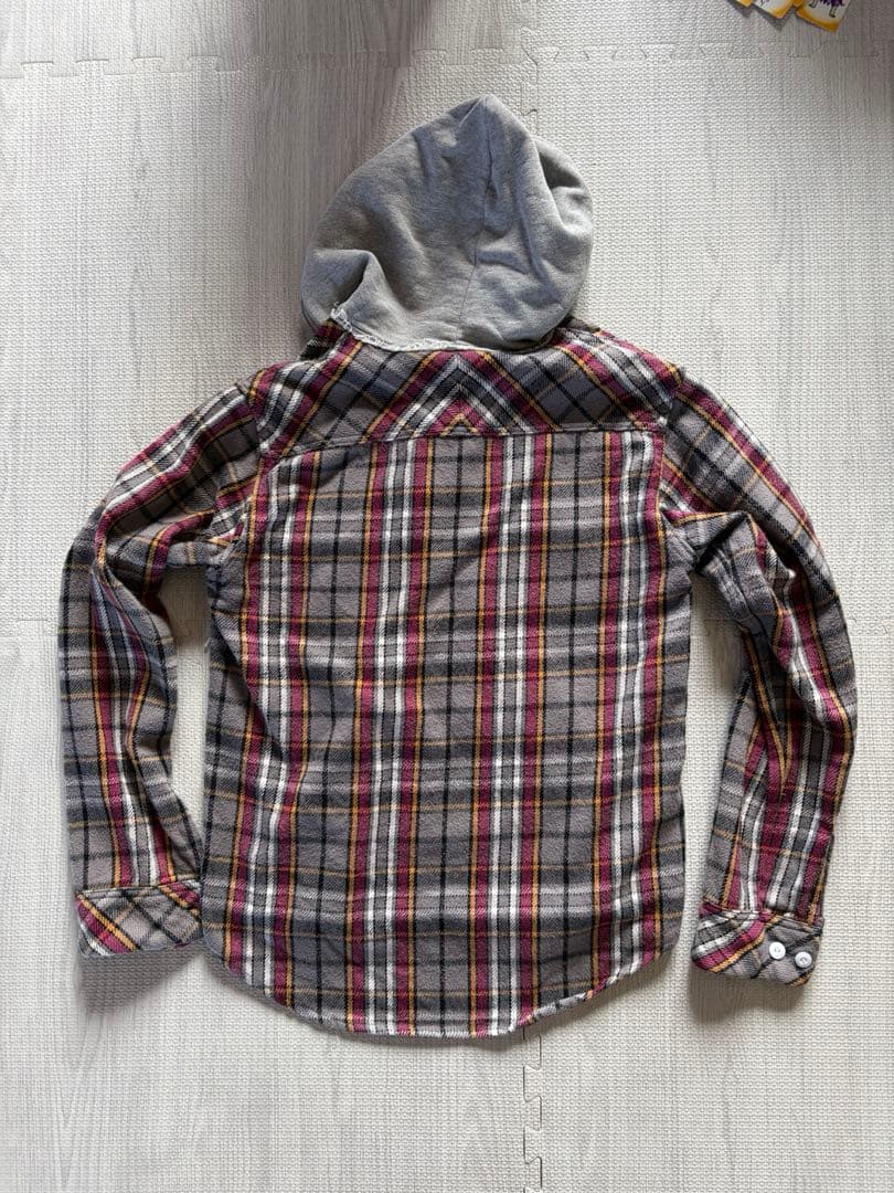 ビー】ナンバーナイン　フードネルシャツ　NUMBER(N)INE サイズ2