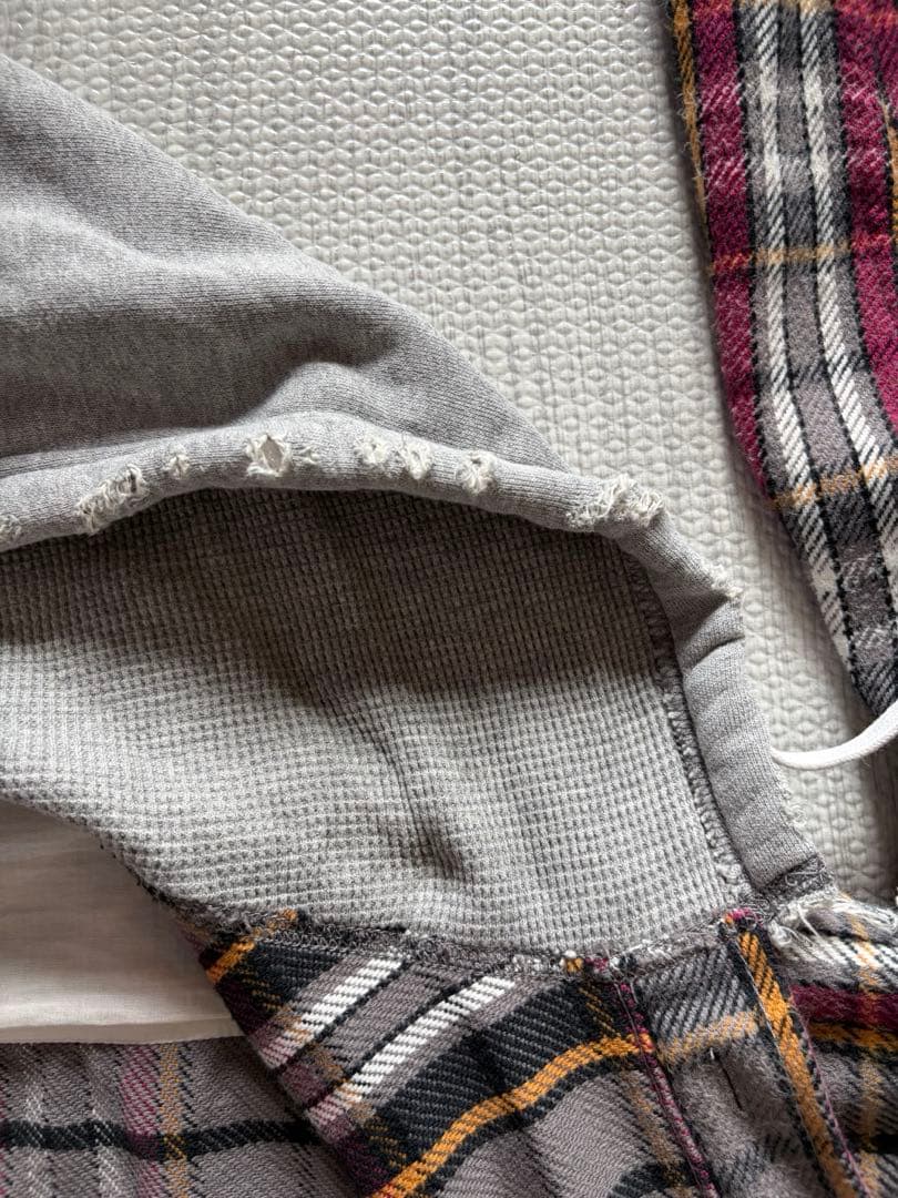 ビー】ナンバーナイン　フードネルシャツ　NUMBER(N)INE サイズ2