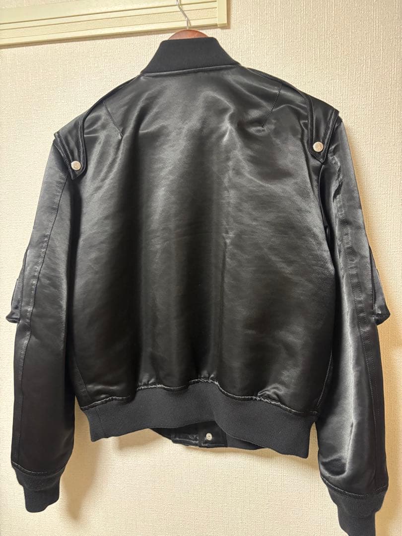 ジョンローレンスサリバン サテン MA1 ボンバージャケット