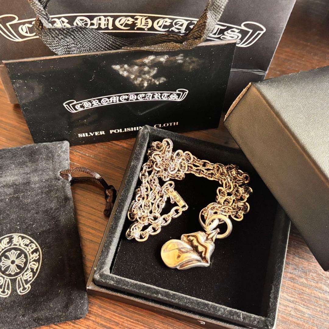 や*す様 極美品 ⚜️クロム⚜️　925クロムローリングストーンズ　トップ　ネッ