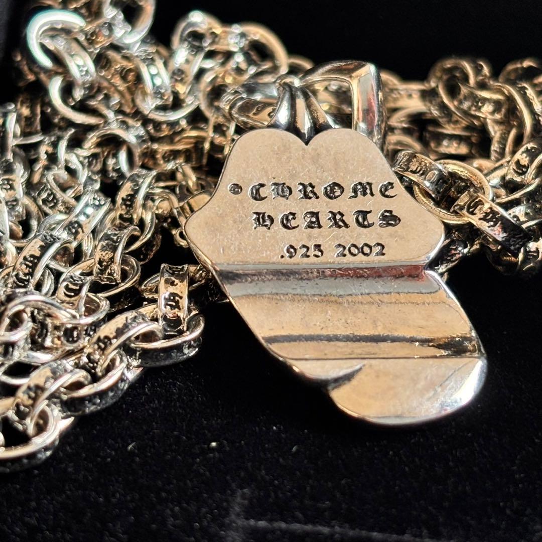 や*す様 極美品 ⚜️クロム⚜️　925クロムローリングストーンズ　トップ　ネッ