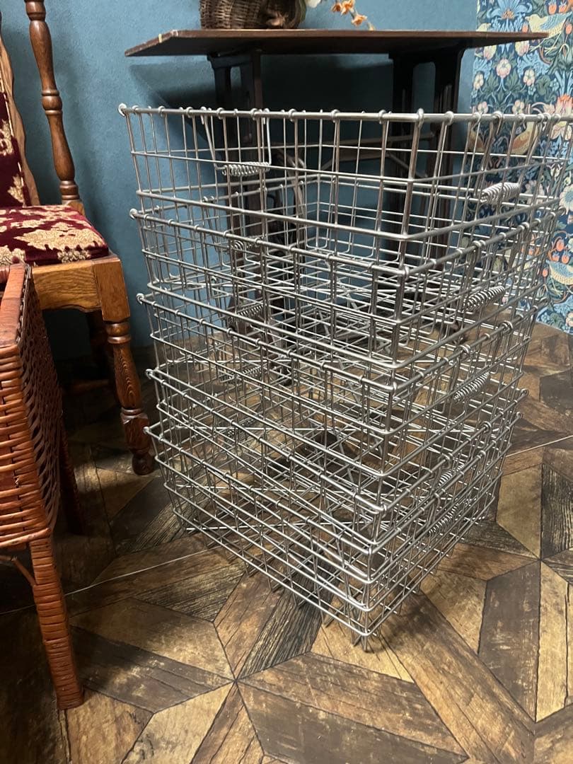 masakitnk0731 ＊学校 給食かご ステンレス 12個セット