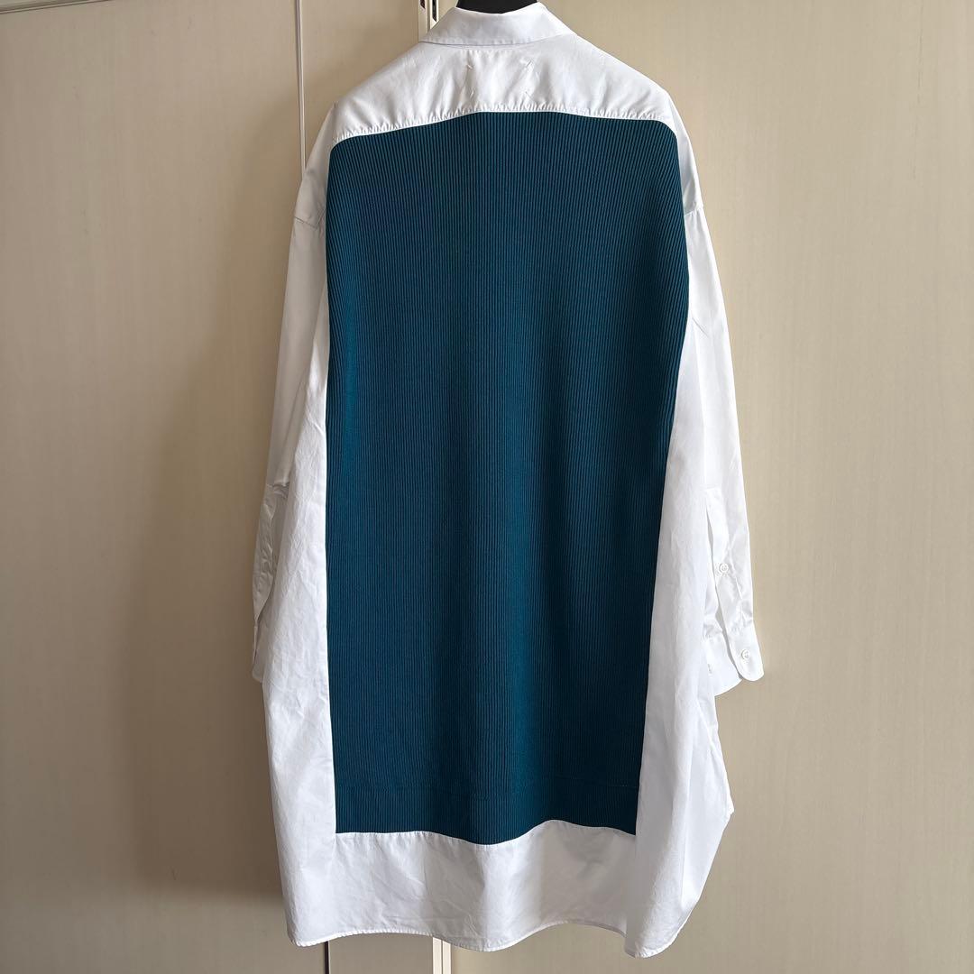 断捨離さま専用マルジェラ オーバーサイズニットドッキングシャツワンピース