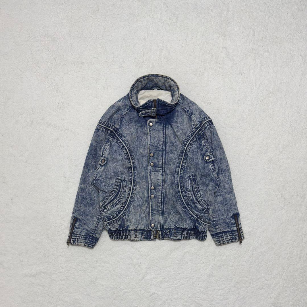 【archive】80s Denim Bomber Jacket 短丈