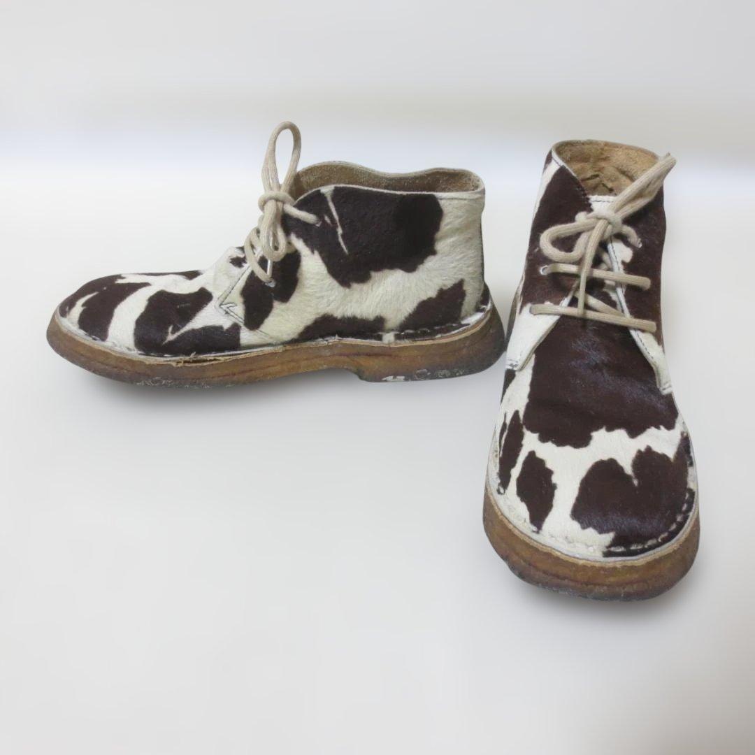 カンペール　ハラコ　アニマル柄　ショートブーツ　シューズ　靴　7　■　C186