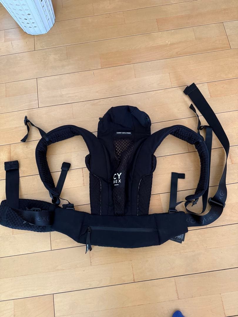 美品／CYBEX・ブラック 抱っこ紐