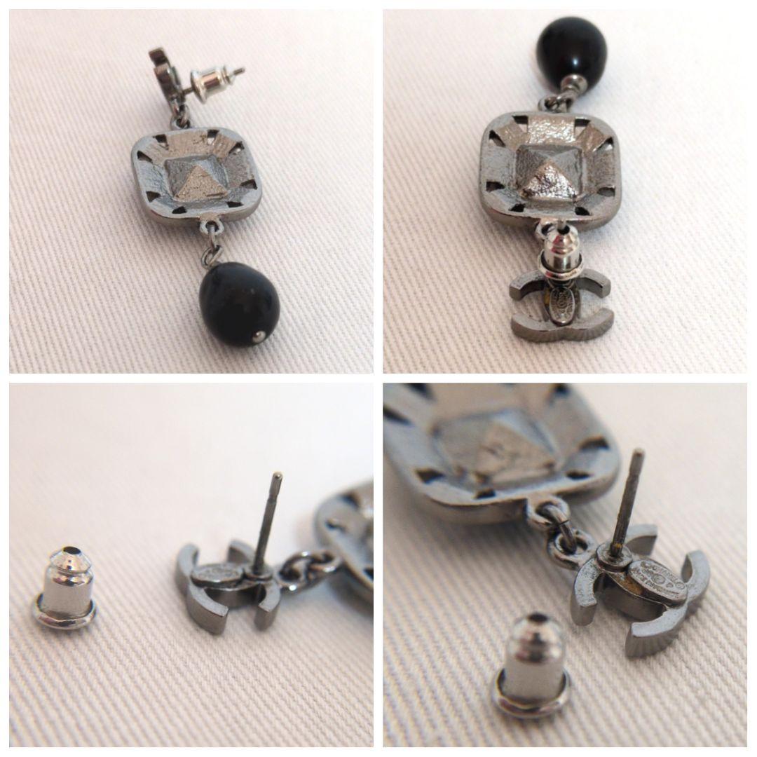 片耳のみ　良品　シャネル　スイング　ビジュー　ココマーク　ピアス　09P