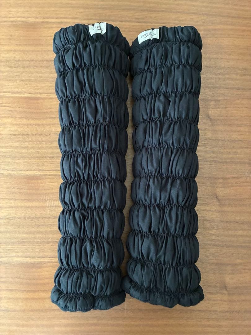 【anzu】イオンドクター レッグウォーマー41 ブラック