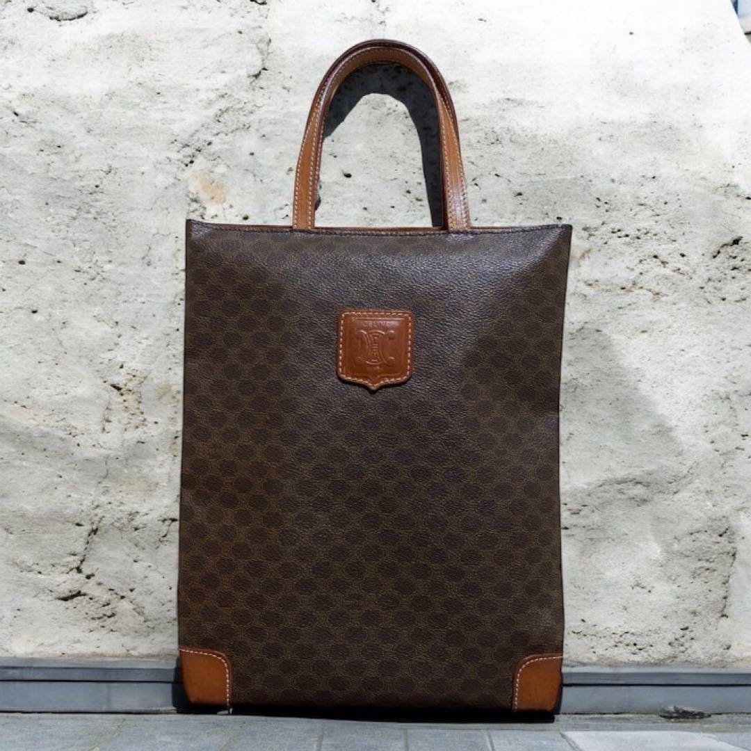 最終 セリーヌ ハンドバッグ マカダム M171 CELINE ミニトート