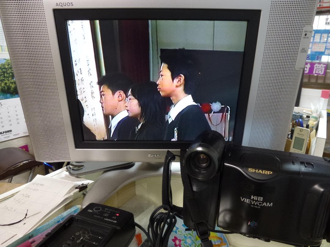 希少　訳有り動作品　シャープ　SHARP ビデオカメラ VL-HL15　8ミリ