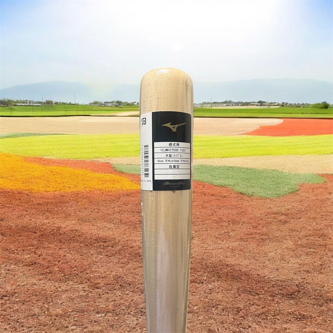 ✨新品未開封✨ミズノプロ 硬式木製バット NTモデル 二岡 84cm 890g